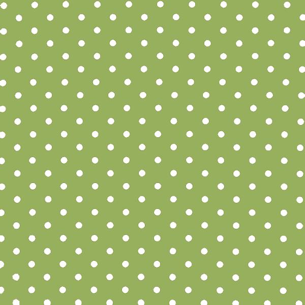 Polka Dot Fabric Lime / White 7mm Dots 7 mm